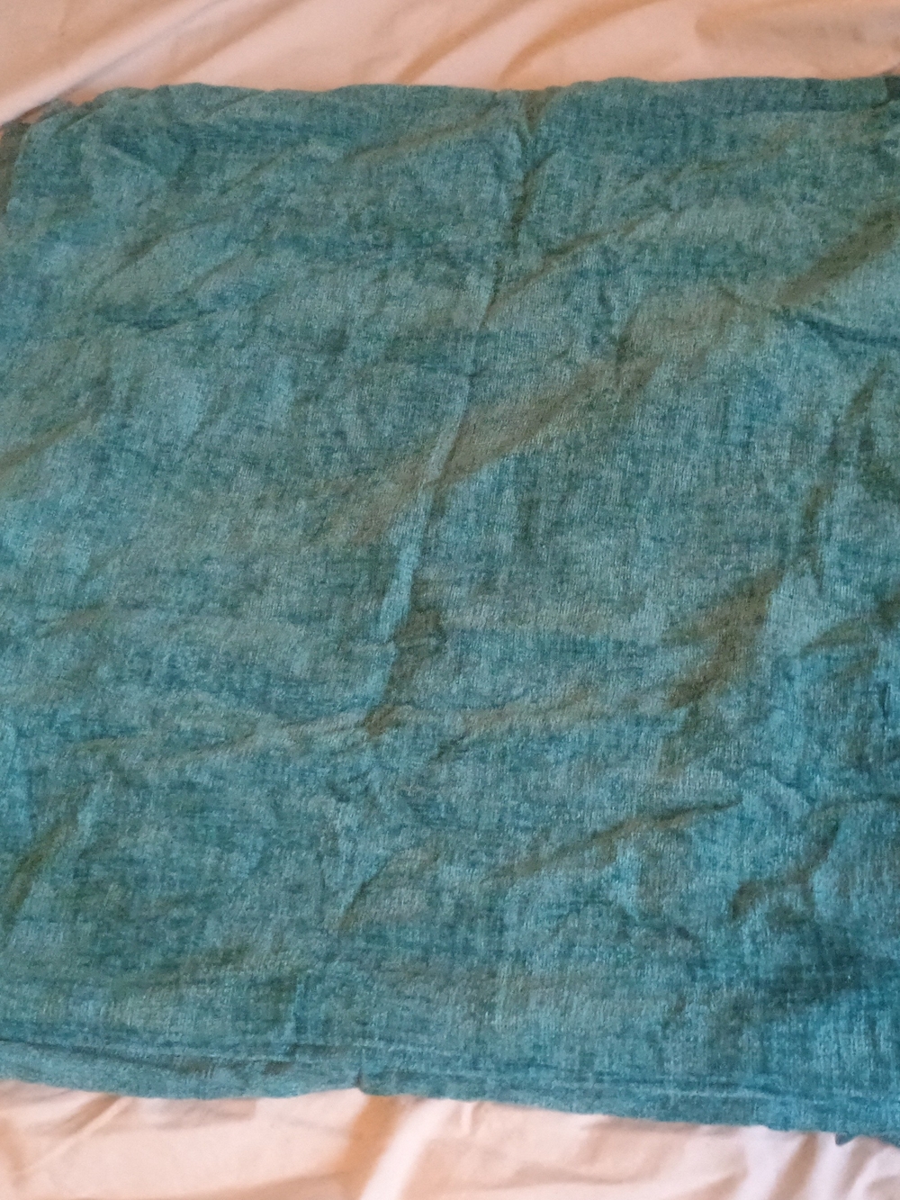 Soft Teal Decorative Throw - Brand Unspecified